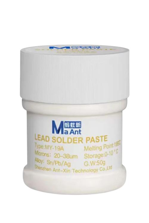 Ma Ant MY-19A 50g Leaded Solder Paste with 199°C Melting Point for PCB Repair GJC087