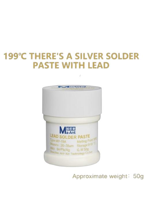 Ma Ant MY-19A 50g Leaded Solder Paste with 199°C Melting Point for PCB Repair GJC087