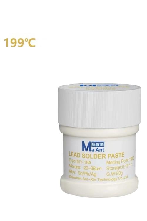 Ma Ant MY-19A 50g Leaded Solder Paste with 199°C Melting Point for PCB Repair GJC087