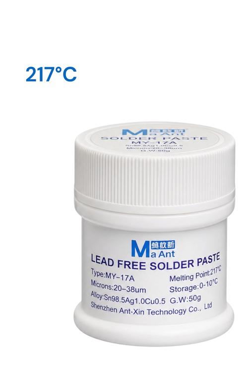Ma Ant MY-17A 50g Leaded Free Solder Paste with 217°C Melting Point for PCB Repair GJC088
