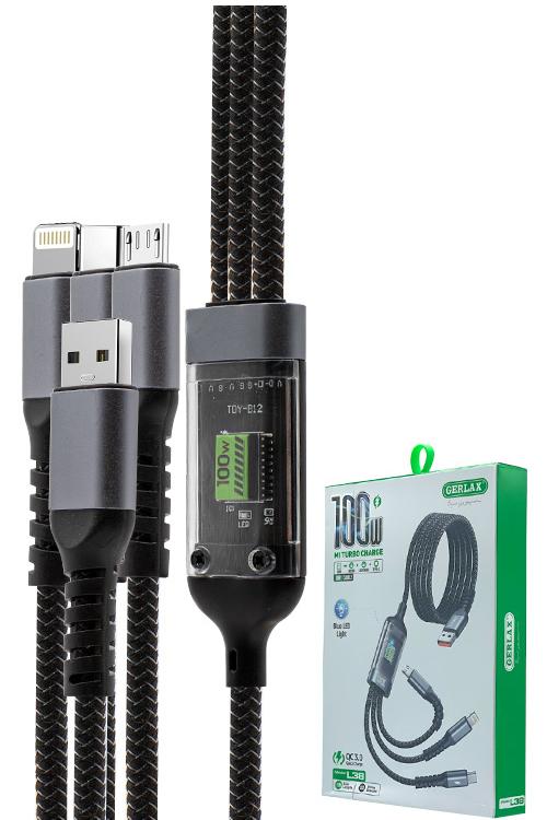 Gerlax 100W 3in1 Fast Cable L38