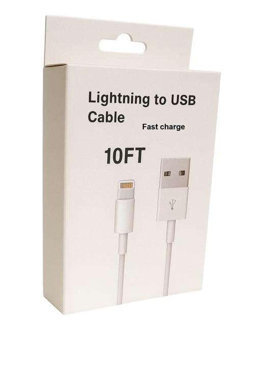 High Quality Lightning 10FT Cable In Box MW841 