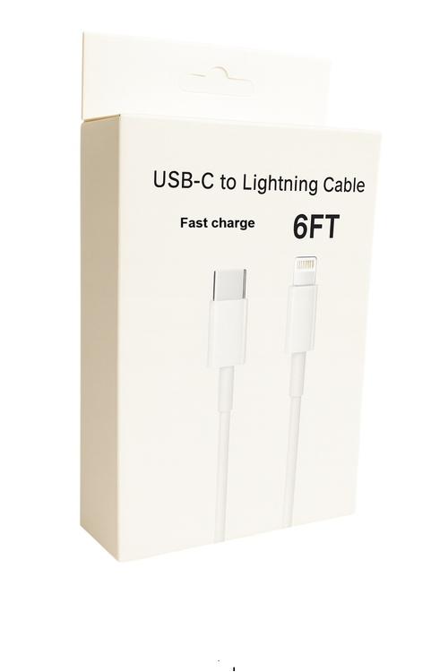 High Quality Lightning To Type C PD Cable 6FT In Box 2M MW849