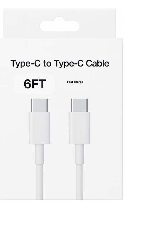 High Speed Type-C to Type-C 6FT Cable In Box MW846
