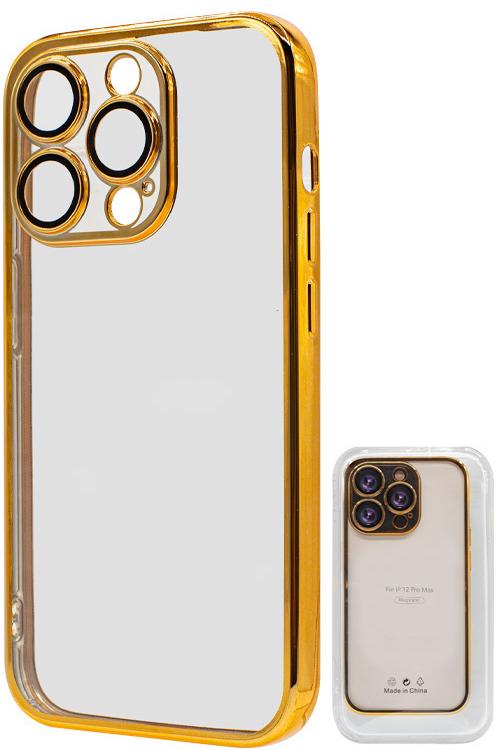 Iphone 12 Pro Max TPU Case Wholesale Gold