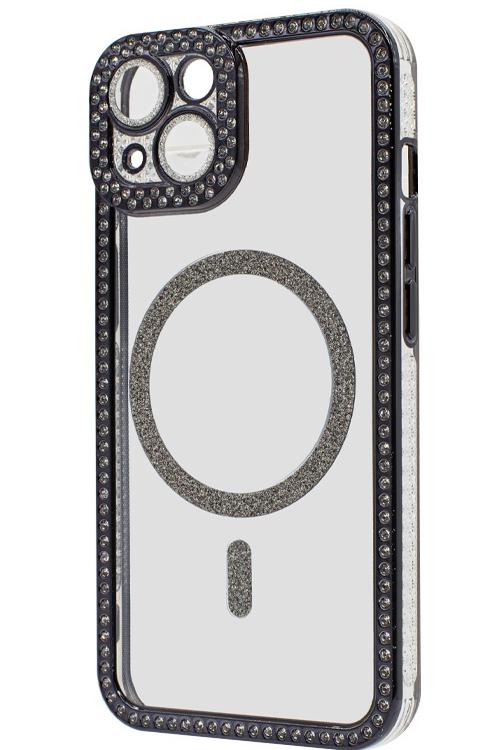 Iphone 13 Bling Mag Case Wholesale Black