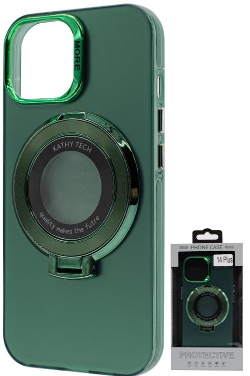 Iphone 14 Plus Chromotron Magsafe case Wholesale Green