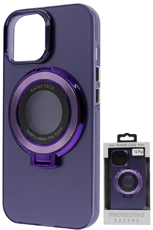 Iphone 14 Plus Chromotron Magsafe case Wholesale Purple