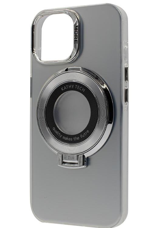 Iphone 14 Plus Chromotron Magsafe case Wholesale Silver