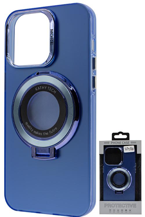 Iphone 14 ProMax Chromotron Magsafe case Wholesale Blue