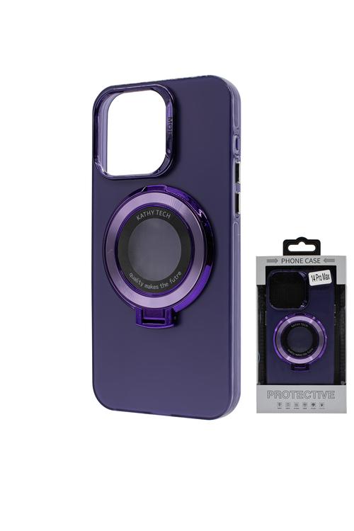 Iphone 14 ProMax Chromotron Magsafe case Wholesale Purple