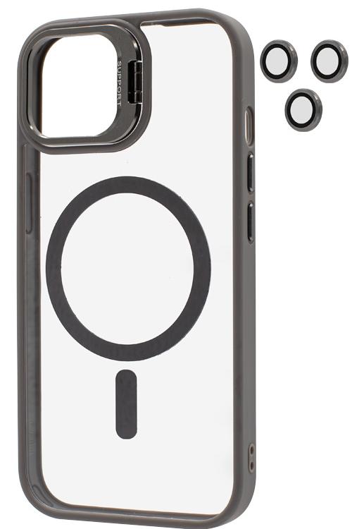 Iphone 15 Hinge case Wholesale Gray