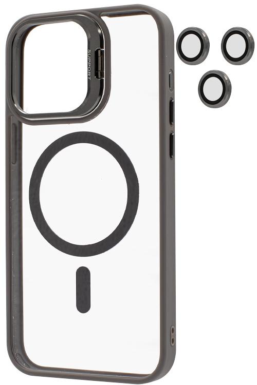 Iphone 15 ProMax Hinge case Wholesale Gray