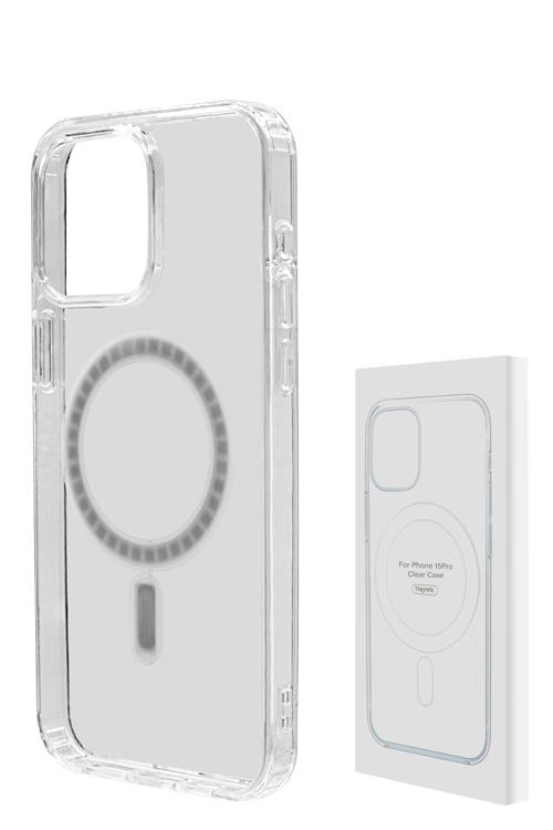 Iphone 15 Pro Magnetic Clear Case