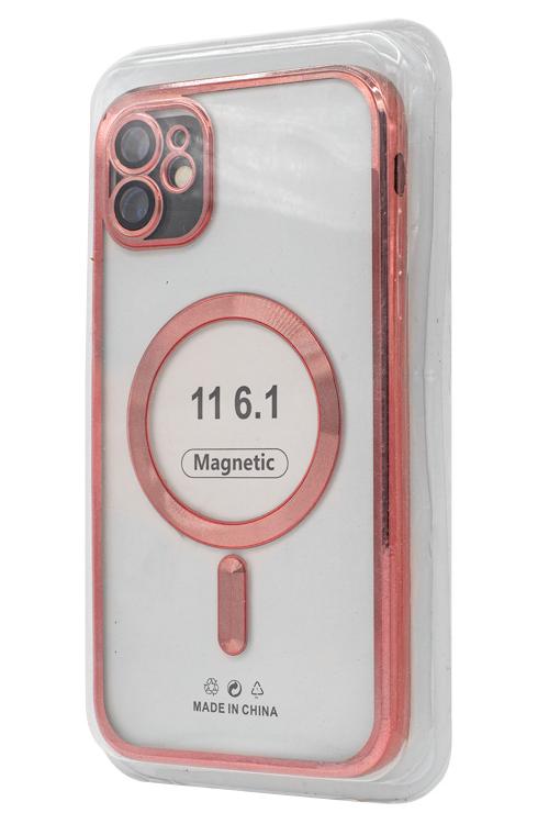 Iphone 11 Metallic Magnet Pink