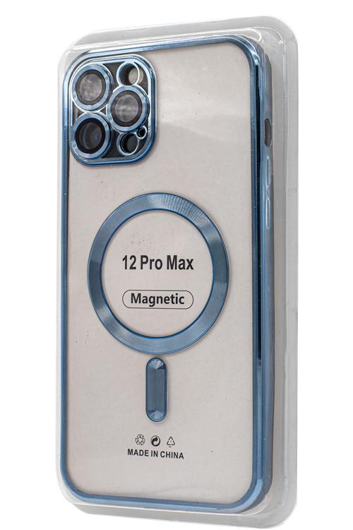 Iphone 12 Pro Max Metallic Magnet Blue