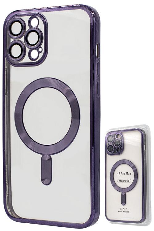 Iphone 12 Pro Max Metallic Magnet Purple