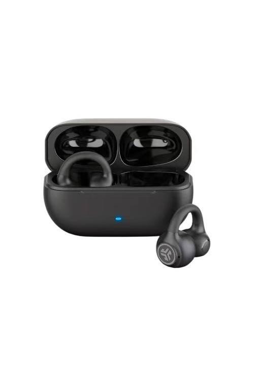 Jlab Flex Open Wireless Earbuds Clip-On Open-Ear Black FLEX