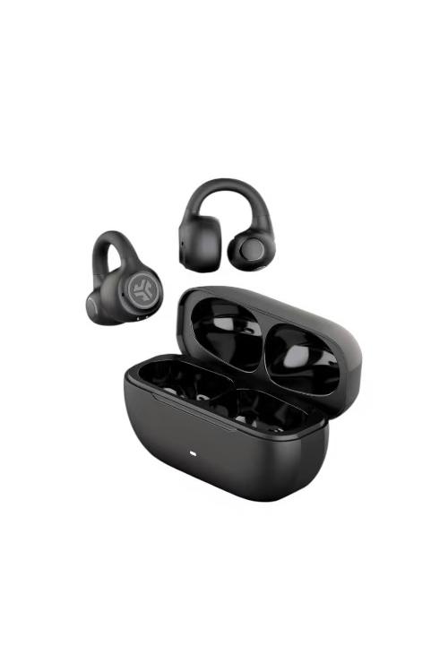Jlab Flex Open Wireless Earbuds Clip-On Open-Ear Black FLEX