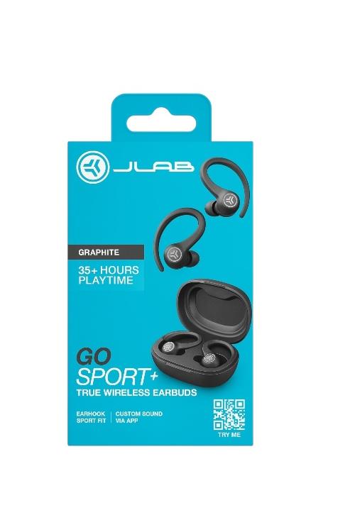 Jlab Go Sport Plus True Wireless Earbuds Graphite SPORT