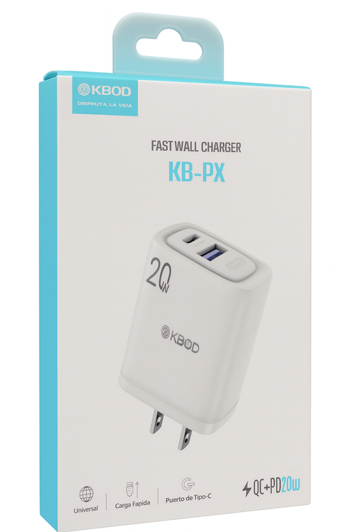 Kbod PD And QC Wall Charger KBPX