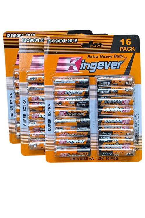 Kingever 16PK AA Batteries