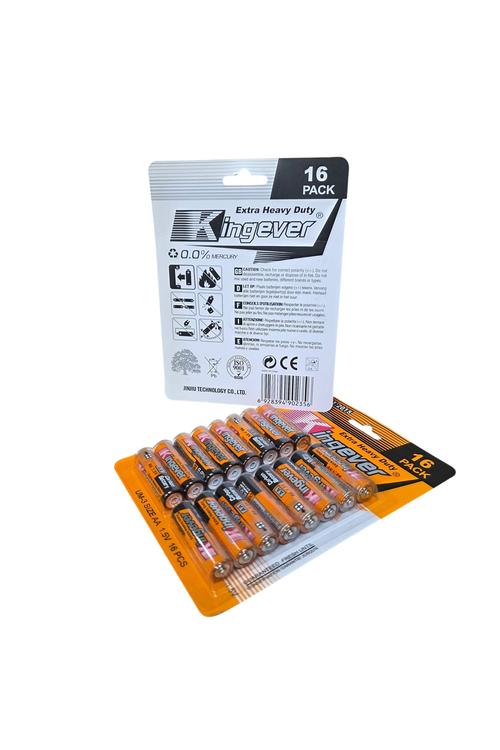 Kingever 16PK AA Batteries