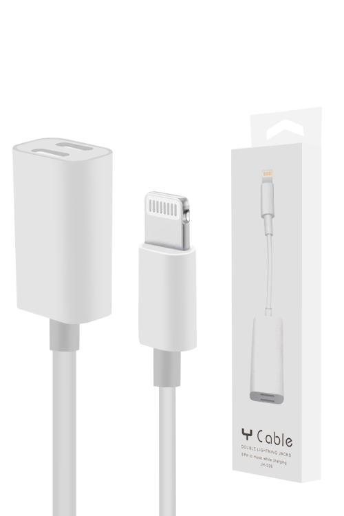 Lightning Cable To Dual Female Lightning Cable JH006