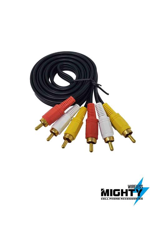 Triple RCA to Triple RCA cable 5FT MW171