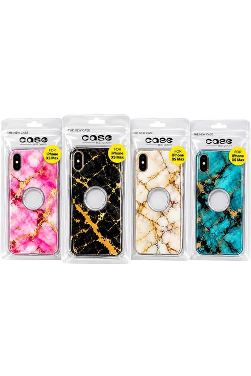 Marble Design iPhone XS Max Case (Pink, Black, Beige, Blue)