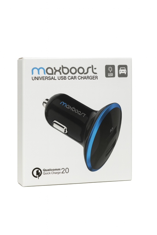Maxboost Qualcomm Quick Dual USB Car Charger