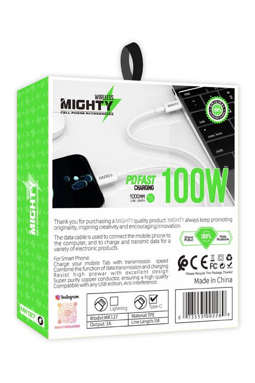 Mighty 100W Type-C to Type-C Cable MK127