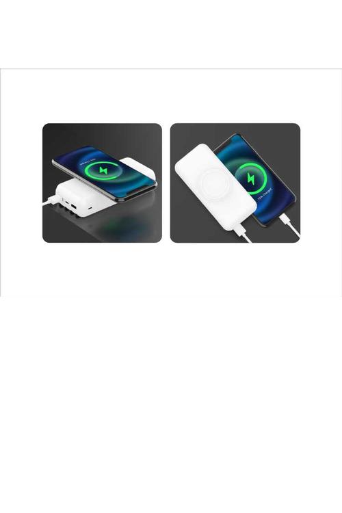 Mighty 20,000mAh 4 in 1 Cable Wireless Charging Power Bank White MK110 