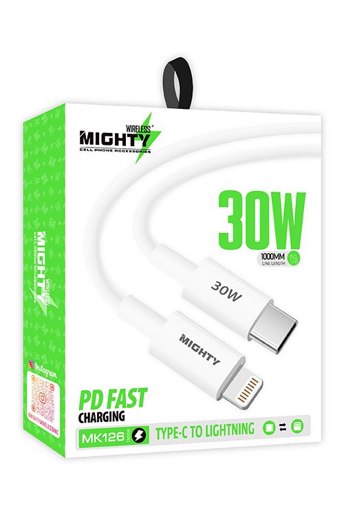 Mighty 30W PD Type-C to 8 Pin Cable MK126