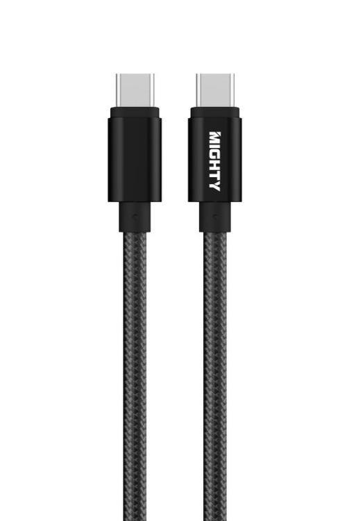 Mighty 4FT Fabric Type-C to Type-C Cable Black MK182