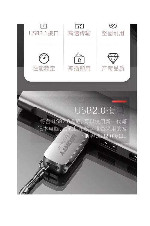 Mighty 8GB Keychain Flashdrive MW668