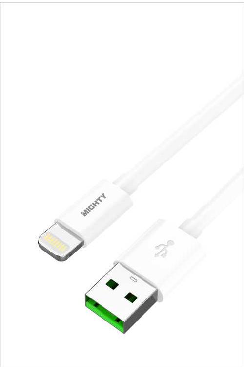 Mighty Fast Charging 10FT Lightning Cable White MK21