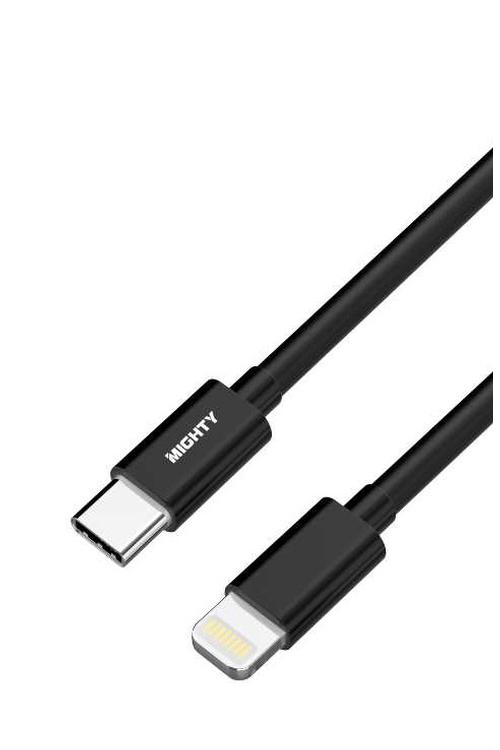 Mighty Fast Charging 10FT Lightning to Type-C Cable Black MK26