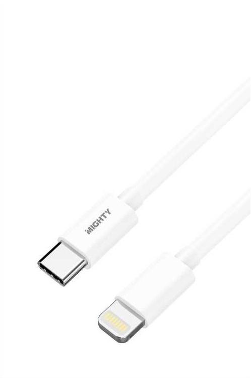 Mighty Fast Charging 10FT Lightning to Type-C Cable White MK25