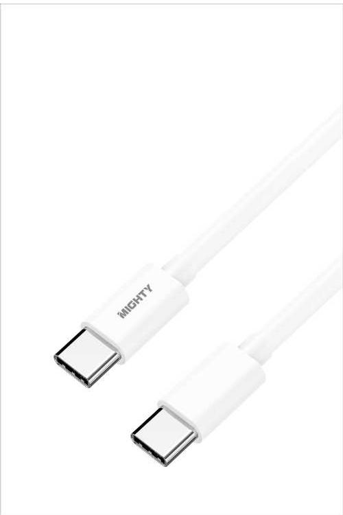 Mighty Fast Charging 10FT Type-C to Type-C Cable White MK23