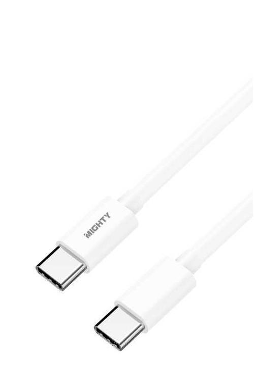 Mighty Fast Charging 10FT Type-C to Type-C Cable White MK23