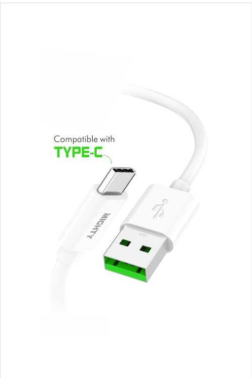 Mighty Fast Charging 5FT Type-C Cable White MK11