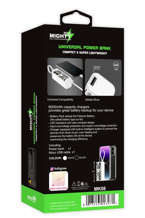 Mighty Teddy Mini 5000mAh Power Bank MK08