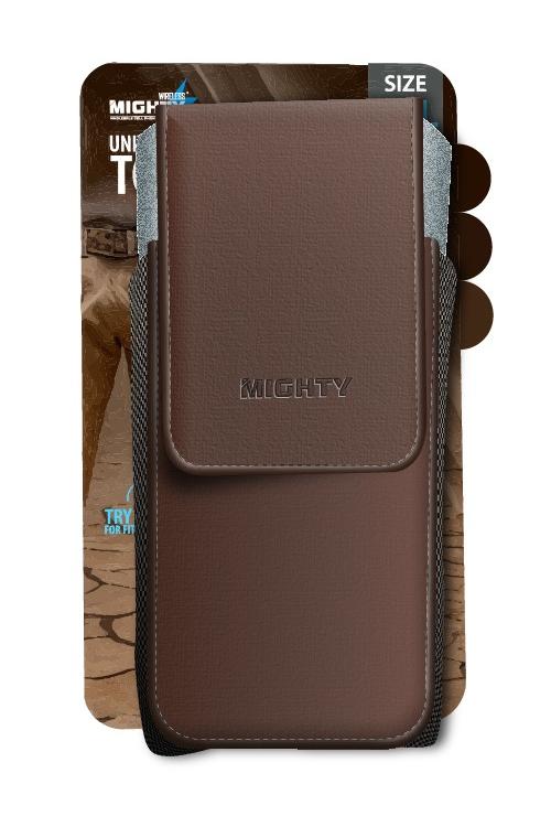 Mighty Universal Vertical Pouch Brown PCH11 ( xl )