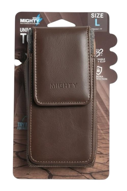 Mighty Universal Vertical Pouch Brown Size L PCH42