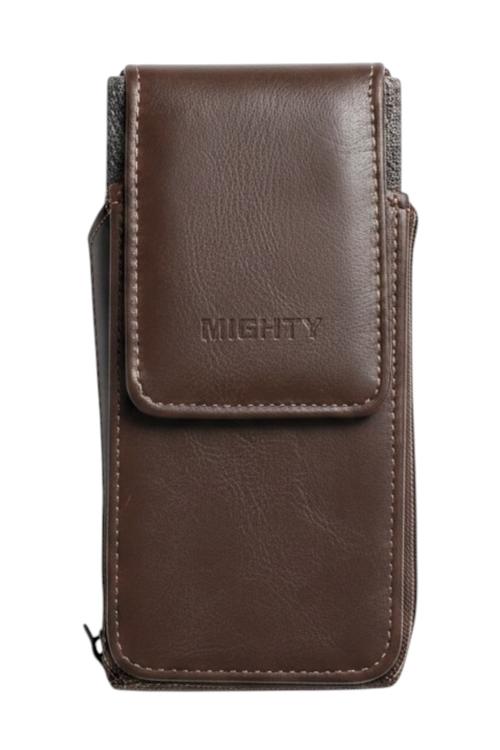 Mighty Universal Vertical Pouch Brown Size L PCH42