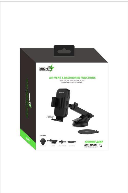 Mighty Wireless 3 in 1 Air Vent + Dashboard + Windshield Car Mount MK05
