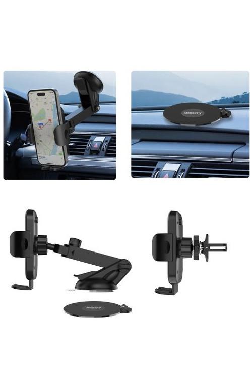 Mighty Wireless 3 in 1 Air Vent + Dashboard + Windshield Car Mount MK05