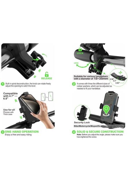 Mighty Wireless Universal Bicycle Mount MK06