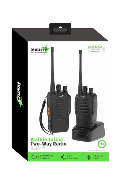 Mighty Wireless Walkie Talkie Two-Way Radio F16